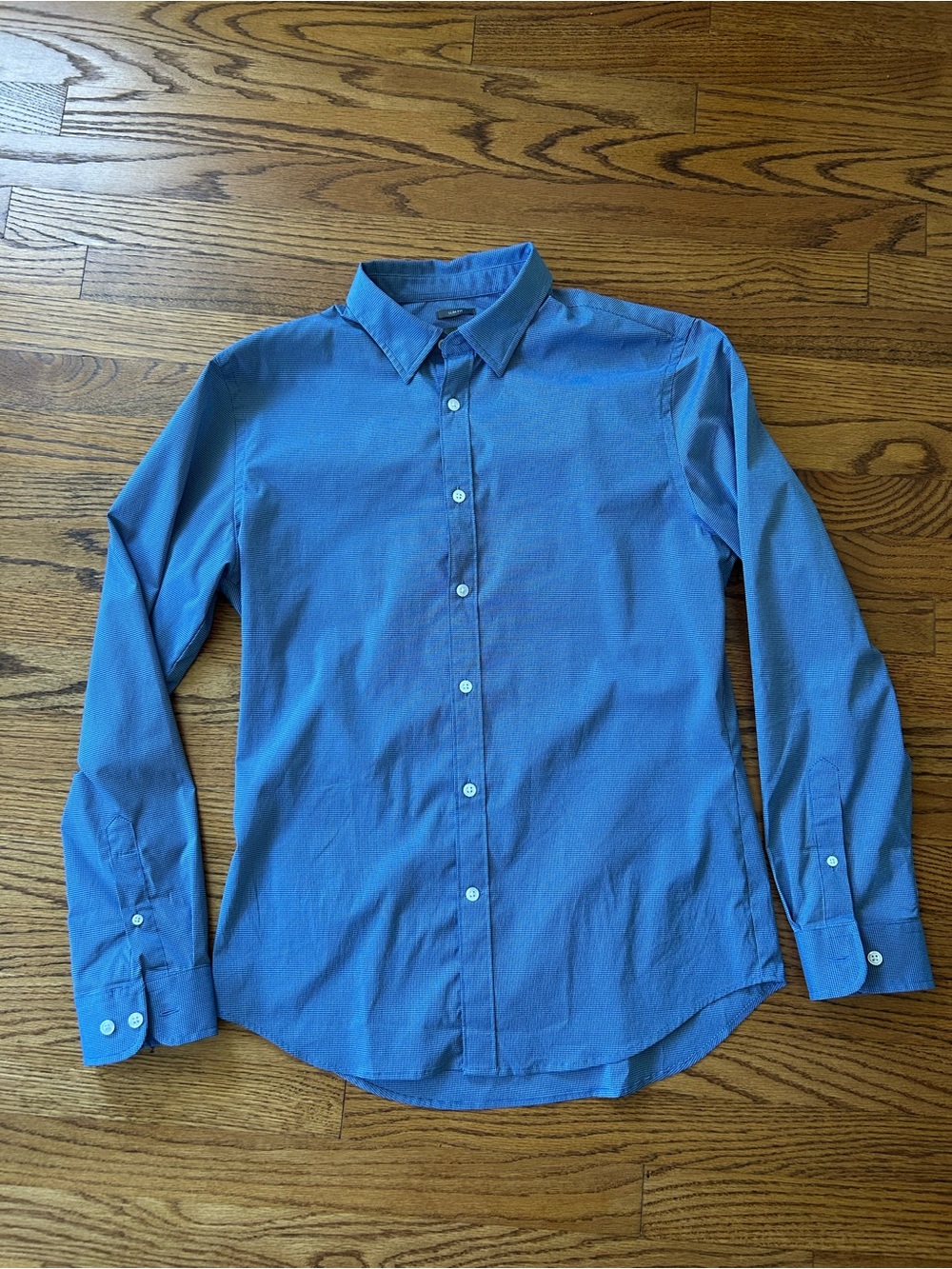 Bluffworks Zenith Dress Shirt M Slim Blue